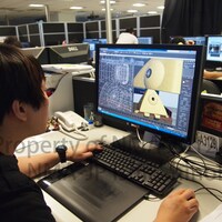 CGムービー「ヤハべえ」の制作風景。