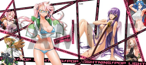 「佐藤ショウジアートワークス 学園黙示録HIGHSCHOOL OF THE DEAD&トリアージX LIGHTNING POP」の着せ替えカバー。アニメイトで配布される。(C)2012 SHOUJI SATO／Fujimishobo