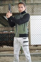 「バイオハザード」オリジナルジャージのクリスVer.。(c)CAPCOM CO., LTD. ALL RIGHTS RESERVED.