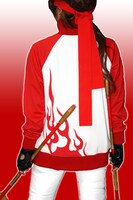 「戦国BASARA3」オリジナルジャージの真田幸村Ver.。(c)CAPCOM CO., LTD. ALL RIGHTS RESERVED.