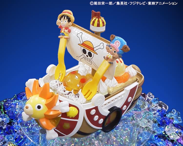 ONE PIECE」サニー号のデザ盛りケーキが今年も出航 - コミックナタリー