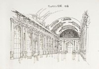 「ベルサイユのばら」アニメ設定資料（ベルサイユ宮殿） (C)池田理代子プロダクション・TMS