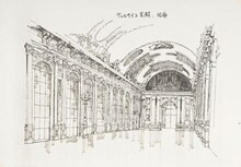 「ベルサイユのばら」アニメ設定資料（ベルサイユ宮殿） (C)池田理代子プロダクション・TMS