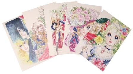会場限定で販売されるポストカードのイメージ。 (C)池田理代子プロダクション