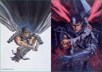 「べルセルク」クリアファイル＆ポストカードセットのクリアファイル。