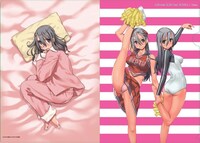 「ハルとナツ」クリアファイル＆ポストカードセットのクリアファイル。