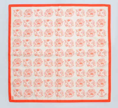 「金魚草柄の風呂敷」