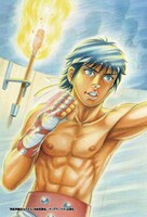 「拳奴死闘伝セスタス」クリアファイル＆ポストカードセットのポストカード。