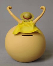 「ワンピース ソフビバンクシリーズ 『モンキー・D・ルフィ ゴムゴムの風船 貯金箱』」(C)尾田栄一郎/集英社・フジテレビ・東映アニメーション