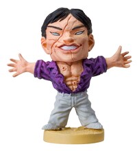 「グラップラー刃牙 地上最強ディフォルメフィギュア」の花山薫。(C)板垣恵介(週刊少年チャンピオン)1991