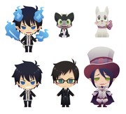 「青の祓魔師」の「ぷちめいと」シリーズイラスト。