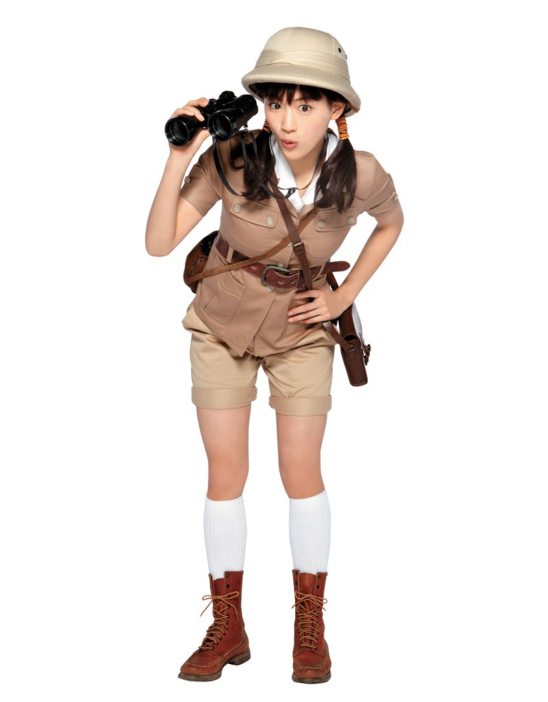 「映画 ひみつのアッコちゃん」にて、冒険家の姿に変身したアッコちゃん（綾瀬はるか）。(C)赤塚不二夫／2012「映画 ひみつのアッコちゃん」製作委員会