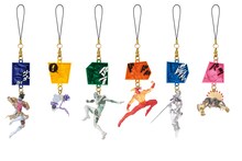 I賞「ストラップ」全6種。(C)荒木飛呂彦＆LUCKY LAND COMMUNICATIONS／集英社