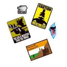 H賞「トランジットステッカーセット」のうち1種。(C)荒木飛呂彦＆LUCKY LAND COMMUNICATIONS／集英社