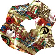 「鬼灯の冷徹」のシュシュ。絵柄は全2種類。価格は683円。(C)江口夏実／講談社