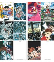 ポストカード。左5枚がAセット、右の5枚がBセット。(C)楳図かずお
