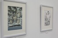 森恒二「自殺島」の原画。