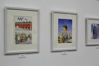 岩明均「ヘウレーカ」の原画。