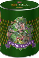 ローソンオリジナルタオルの缶（第1部）。(C)荒木飛呂彦＆LUCKY LAND COMMUNICATIONS/集英社