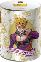 ローソンオリジナルタオルの缶（第5部）。(C)荒木飛呂彦＆LUCKY LAND COMMUNICATIONS/集英社