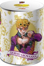 ローソンオリジナルタオルの缶（第5部）。(C)荒木飛呂彦＆LUCKY LAND COMMUNICATIONS/集英社