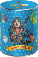 ローソンオリジナルタオルの缶（第7部）。(C)荒木飛呂彦＆LUCKY LAND COMMUNICATIONS/集英社