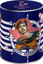 ローソンオリジナルタオルの缶（第8部）。(C)荒木飛呂彦＆LUCKY LAND COMMUNICATIONS/集英社