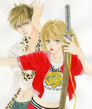 高田りえの新シリーズ「僕の彼女は用心棒」カット。