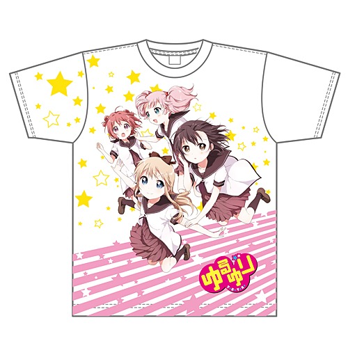 「七森中☆感謝祭オフィシャルTシャツ（ごらく部）」5000円（ サイズはSとLの2種類）。