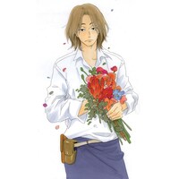 河内遙の生サイン入り年賀状に使用されるイラスト。　