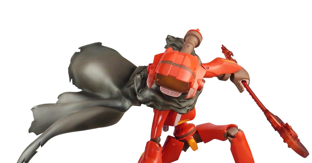 フリクリ」カンチフィギュアの赤ver.、ベースも付属 - コミックナタリー