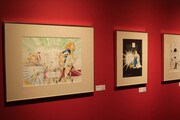 「ベルサイユのばら展」原画展示風景 (C)池田理代子プロダクション
