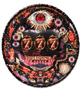 「CRヘルシング」の盤面。(C)平野耕太・少年画報社／WILD GEESE