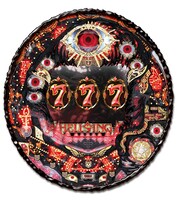 「CRヘルシング」の盤面。(C)平野耕太・少年画報社／WILD GEESE