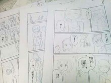 なもりのラフ画やネーム、らくがき。