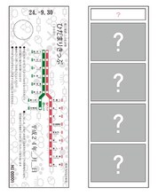 「まんがタイムきらら×きらら号 特別乗車券」のイメージ。4コマ部分は見てのお楽しみだ。(C)蒼樹うめ・芳文社/ひだまり荘管理組合