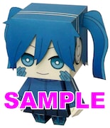 付録の「カゲロウデイズ」エネのペーパークラフト