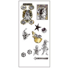 「ジョジョの奇妙な冒険 第3部 スターダストクルセイダースB デコレーションシール」の使用例。(C)荒木飛呂彦&LUCKY LAND COMMUNICATIONS/集英社