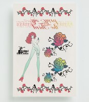 タトゥーシール（バラ）。原作：モンキー・パンチ(C)TMS(C)モンキーパンチ／TMS・NTV