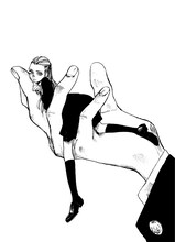 12月号から連載開始する野田彩子「わたしの宇宙」のカット。