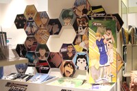 「黒子のバスケ」イベントショップの様子。