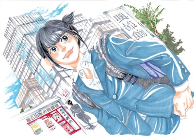 「重版出来！」第1話の扉イラスト。