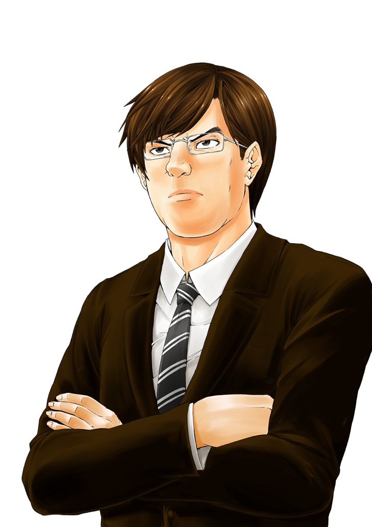 「業界偉人伝 ジンカン～人の間はおもしろく生きる～木谷高明物語」カット (c)あかほりさとる/bushiroad