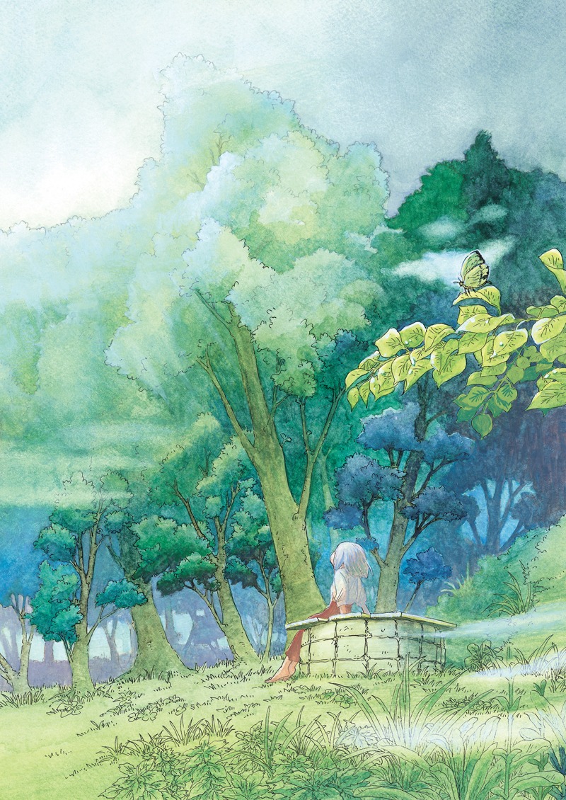 「星が原あおまんじゅうの森」3巻に収録されるサイレントストーリーの1ページ目。