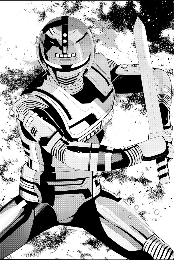「宇宙刑事ギャバン‐黒き英雄‐」カット (C)東映 (C)藤沢とおる／太田正樹（秋田書店）2012