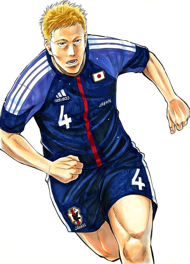 「ファンタジスタ ステラ」に登場する本田圭佑選手。