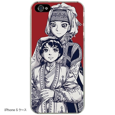 乙嫁iPhoneケース F カルルクとアミル夫妻（マットタイプ）iPhone5用。価格は2980円。