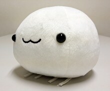 なもりくらげのぬいぐるみ。「くらげとほっこりお風呂セット なもりくらげぬいぐるみ付き特別版」に付いてくる。