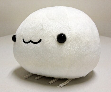 なもりくらげのぬいぐるみ。「くらげとほっこりお風呂セット なもりくらげぬいぐるみ付き特別版」に付いてくる。