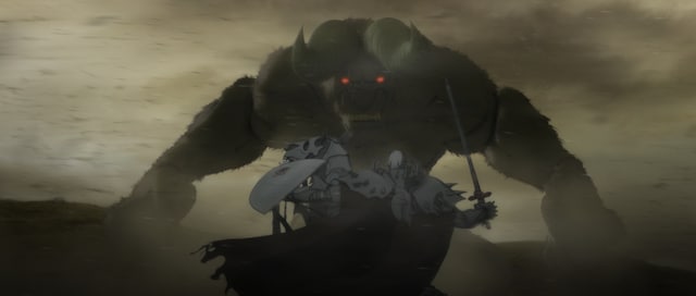 英語版予告編で初公開となった「降臨」の1シーン。（c）三浦建太郎（スタジオ我画）・白泉社/BERSERK FILM PARTNERS